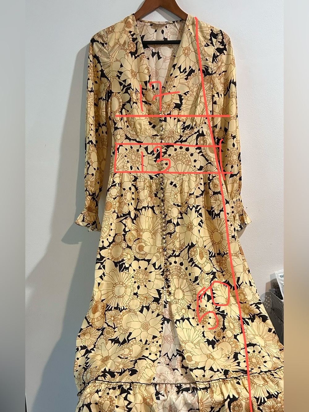 Rebecca Taylor FW21 Pop Art Fleur Maxi Dress Size 2 SMS Showroom Sample - Picture 16 of 16